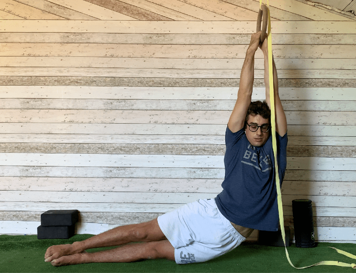 Esercizio stretching dorsale